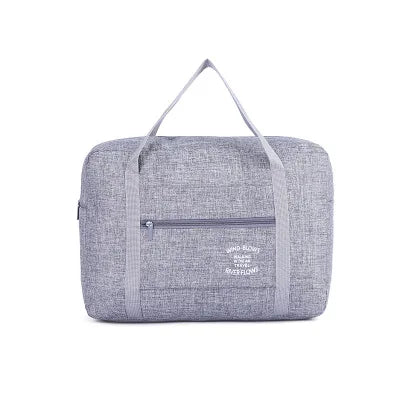 Foldable Waterproof Oxford Travel Bag – Large Capacity Unisex Foldable Travel Bag Richie's gray