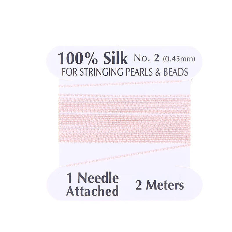 0.45mm Natural Silk Cord Rope – DIY Jewelry Making Thread Jewelry Making Cord Richie's Pink