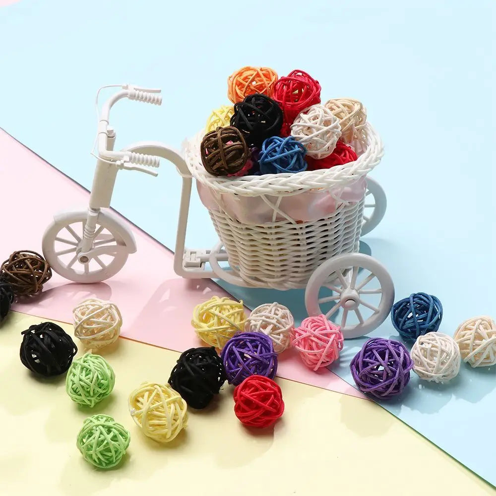 10PCS Rattan Ball Star Heart Moon Fish Xmas Tree Ornaments Christmas Ornaments Richie's
