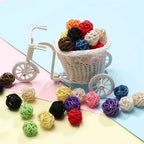 10PCS Rattan Ball Star Heart Moon Fish Xmas Tree Ornaments Christmas Ornaments Richie's