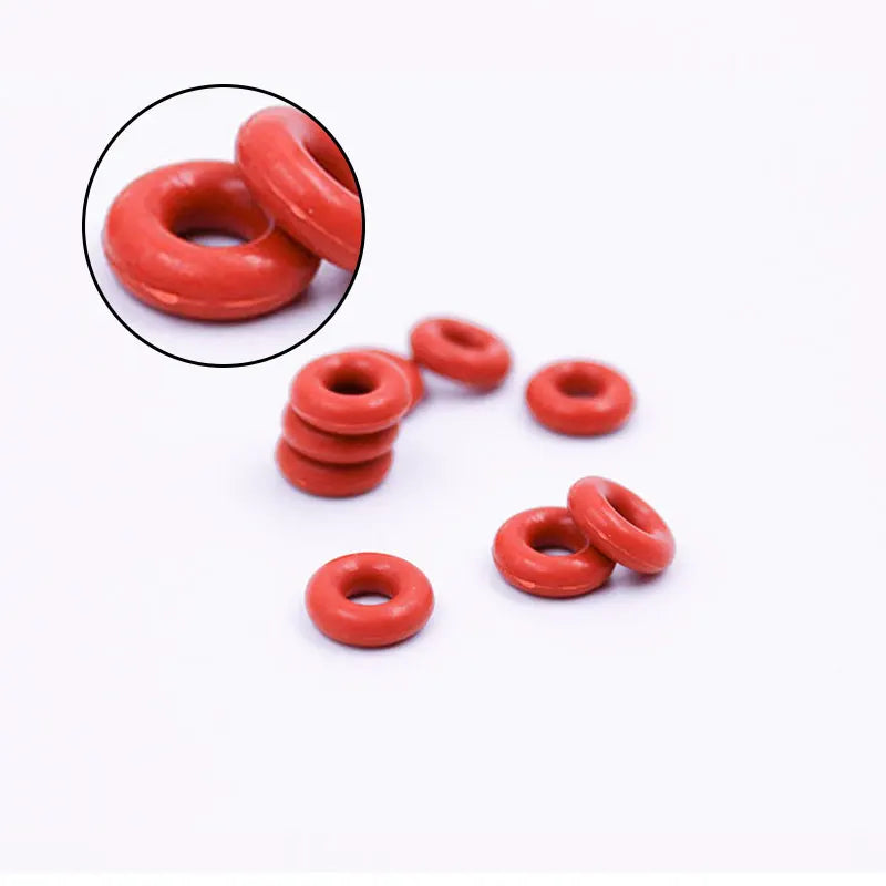 10PCS Red VMQ Silicone O-Rings CS3.1mm OD10-20mm Gasket Seals Silicone O-Ring Gaskets Richie's