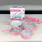 13-Piece Maifanstone Non-Stick Cookware Set – Pots & Pans Non-Stick Cookware Set Richie's Pink