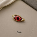 Eye-Shaped Shank Button – Creative Alloy Sweater Accessory