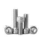 10pcs DIN912 Hex Socket Cap Head Bolts M3–M8 Stainless Steel Hex Socket Screws Richie's