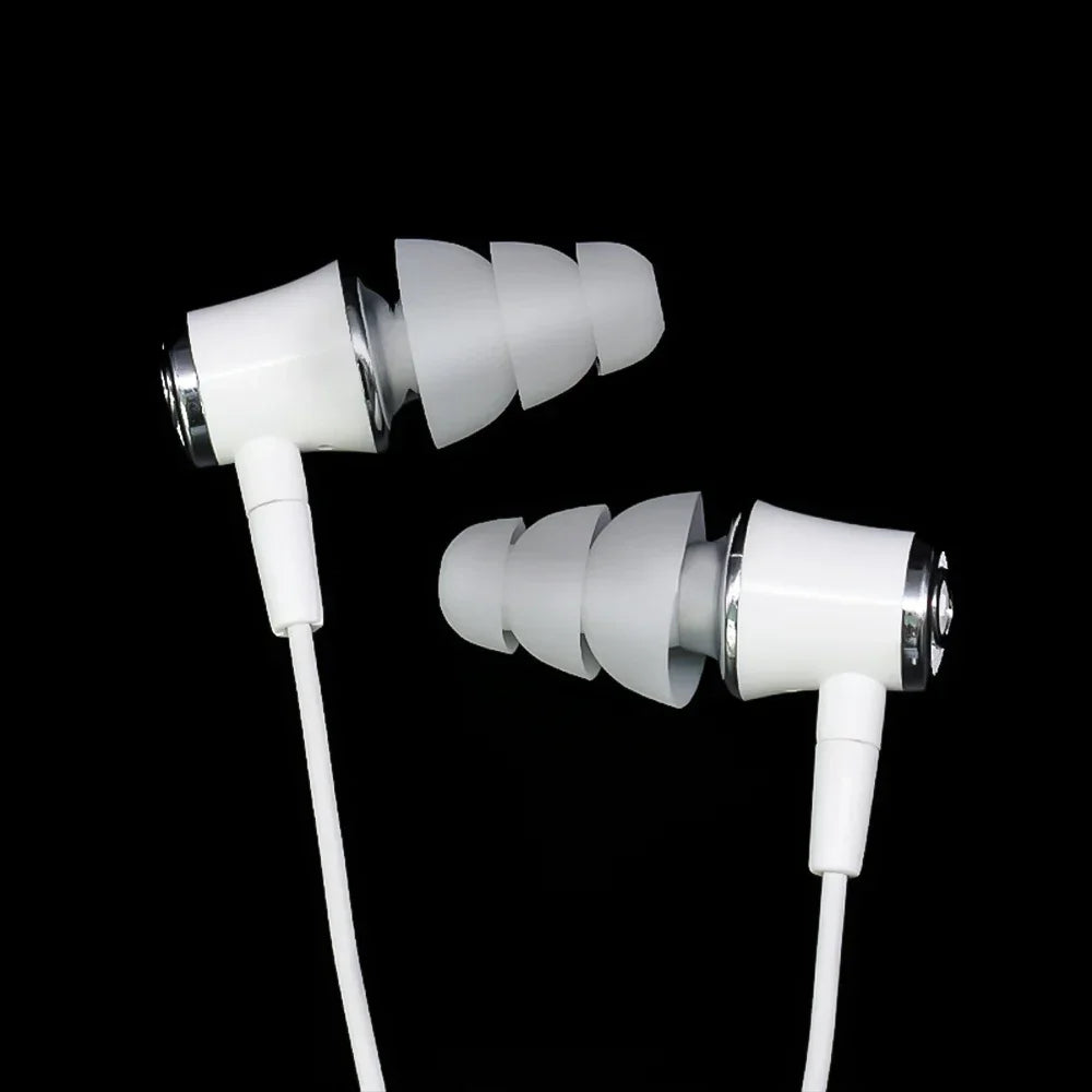 3-Layer Silicone Eartips S/M/L – Anti-Slip Earphone Replacement Caps Earphone Eartips Richie's
