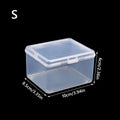 Clear Plastic Storage Box with Lid – Stackable Organizer Plastic Storage Box Richie's S
