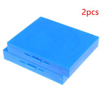 Microscope Slide Storage Box – 100-Slide Plastic Case Microscope Slide Case Richie's 2Pcs