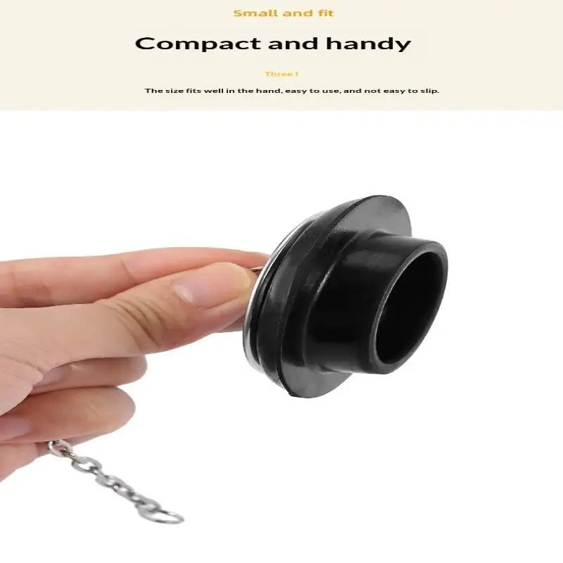 Stainless Steel Sink Stopper with Chain – Leak-Proof Drain Sink Drain Stopper Richie's