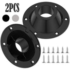 2Pcs Aluminum RV Table Pedestal Base Floor Mounting Flange Table Pedestal Base Richie's