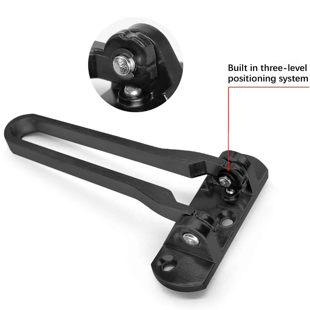 2-Pack Swing Bar Door Guard – Zinc Alloy Security Latch Lock Swing Bar Door Lock Richie's