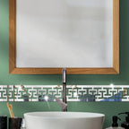 Acrylic Mirror Wall Sticker 15x6cm Self-Adhesive Home Decor Mirror Wall Sticker Richie's