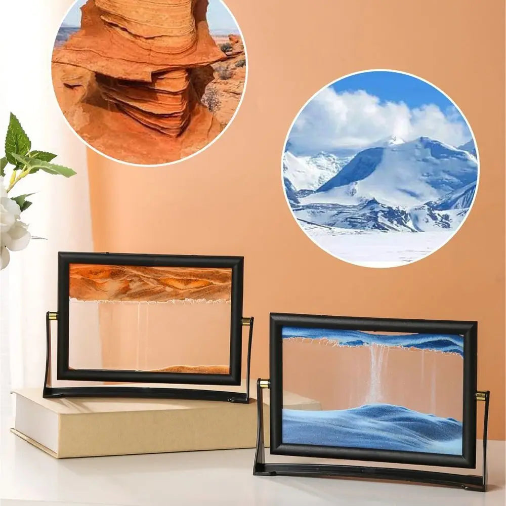 Rotatable Flowing Sand Art Picture – Home Décor Gift Sand Art Decoration Richie's