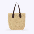 Handmade Rattan Straw Beach Bag Women's Bohemian Tote Woven Straw Tote Richie's Creamy-white