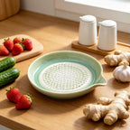 Handmade Ceramic Garlic Grater Plate – Gradient Glaze Kitchen Dish Ceramic Grater Plate Richie's
