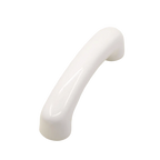 Ceramic Cabinet Door Handle 64mm Bow-Shaped Drawer Pull Knob Cabinet Door Handle Richie's White