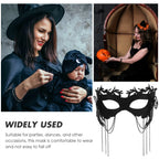 Skull Masquerade Mask – Fringed Halloween Cosplay Eye Mask Costume Eye Mask Richie's