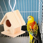 4Pcs Hanging Wooden Birdhouse Set | Platane Wood Bird Nest Hanging Birdhouse Set Richie's