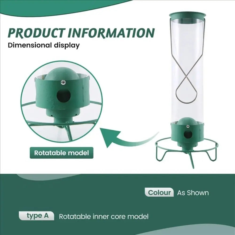Squirrel-Proof Wild Bird Feeder – Large Capacity Hanging Wild Bird Feeder Richie's