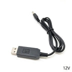 USB 5V to 12V Step-Up Boost Cable – 2.1x5.5mm DC Adapter USB Power Boost Cable Richie's 12V