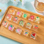 Fruit Ice Cube Squishy Toy Slow Rebound Fidget Squeeze Ball Squishy Fidget Toy Richie's random color 1pc