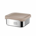 304 Stainless Steel Food Storage Container with Silicone Lid Food Storage Container Richie's Brown