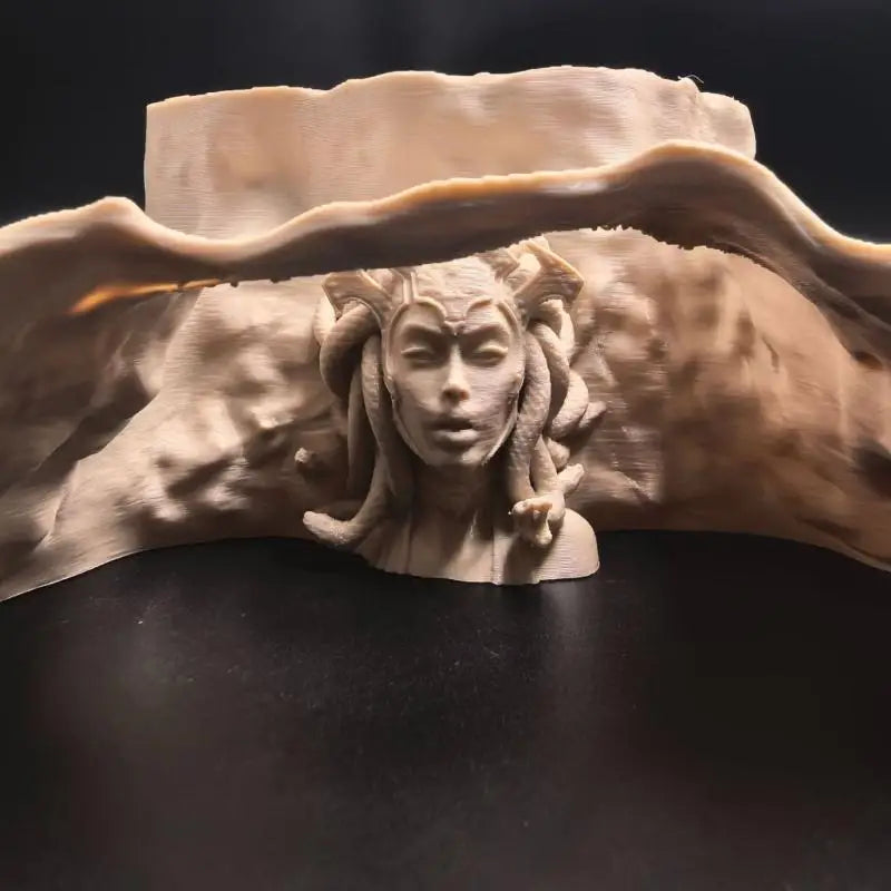 Aquarium Cave Decor – Gorgon Snake Hair Hiding House Ornament Aquarium Cave Ornament Richie's