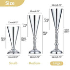 Gold Iron Flower Vase European Candle Holder Wedding Stand Decorative Flower Vase Richie's