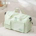 Large Capacity Gym Travel Bag – Dry Wet Separation Oxford Cloth Gym Travel Bag Richie's light green