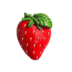 3D Fruit Fridge Magnets – Realistic Resin Refrigerator Stickers Decorative Fridge Magnet Richie's Strawberries