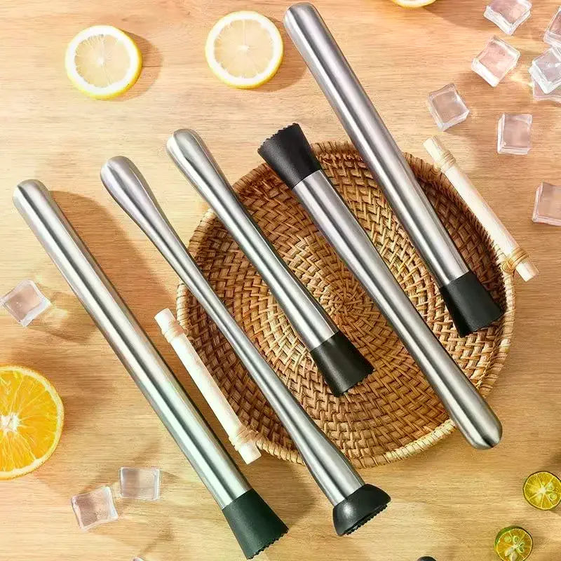 Stainless Steel Cocktail Muddler & Ice Crushing Hammer Tool Cocktail Muddler Tool Richie's