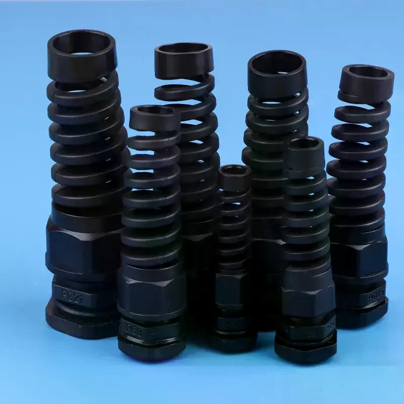 5-Pack PA66 Nylon Cable Glands – IP68 Anti-Bend Connector Cable Gland Connector Richie's