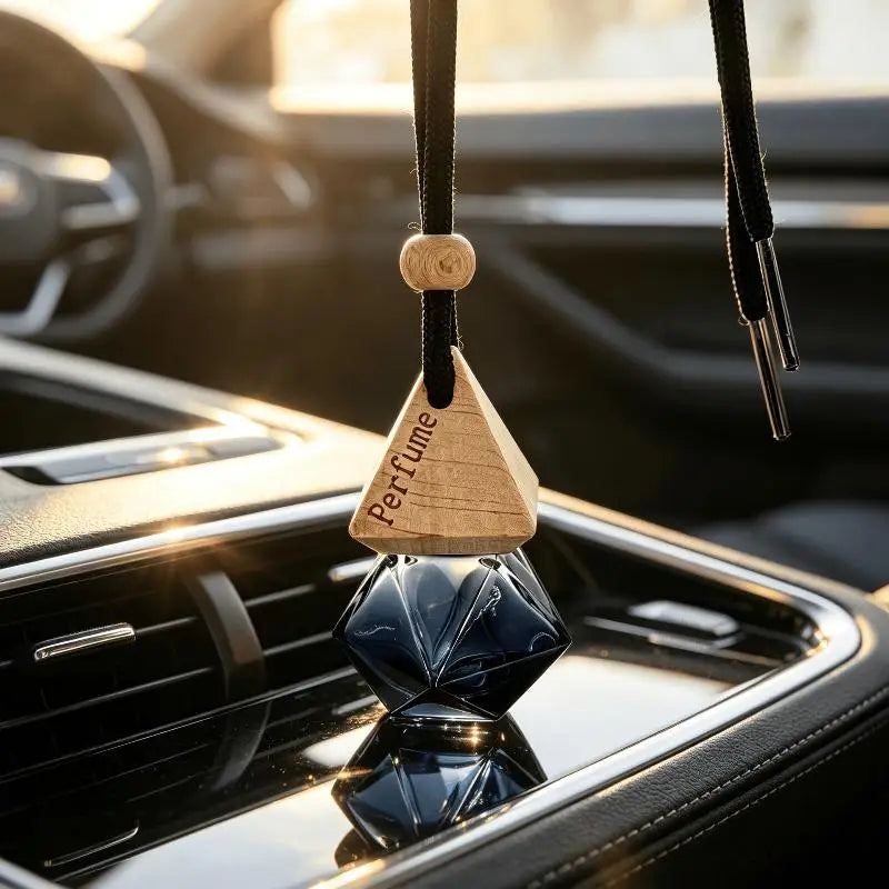 Refillable Glass Car Aromatherapy Diffuser Bottle 8ml Pendant Aromatherapy Diffuser Bottle Richie's