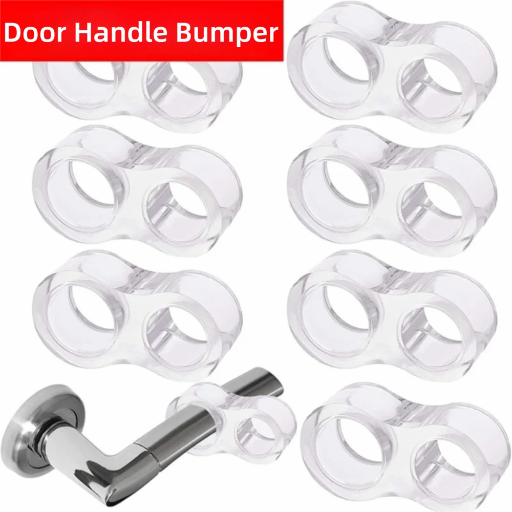 Silicone Door Handle Bumper – No-Drill Wall Protector Ring Door Handle Bumper Richie's