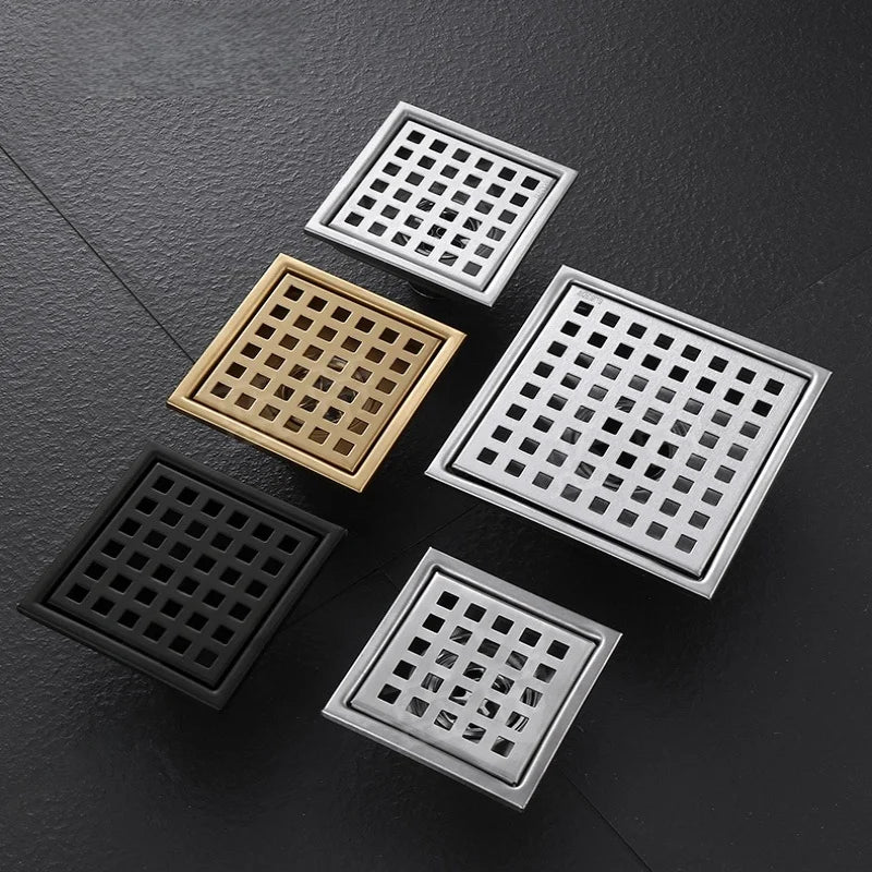 Stainless Steel Tile Insert Floor Drain 150mm – Anti-Odor Floor Drain Richie's