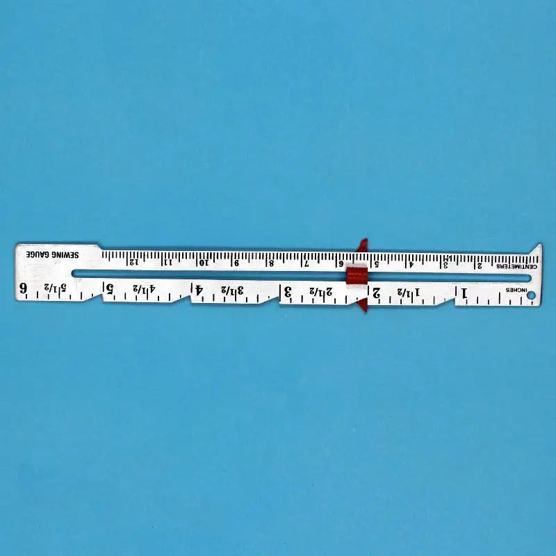 Metal Sliding Gauge 15cm – Precision Sewing & Quilting Tool Sewing Gauge Tool Richie's C