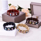 Wood Prayer Bead Bracelet – Religious Icon Drip Oil Finish Prayer Bead Bracelet Richie's