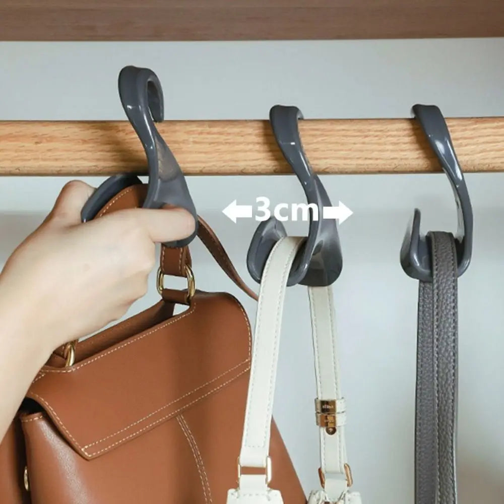 Plastic Handbag Hanger Hook – Closet Rod Storage Organizer Closet Hanger Hook Richie's