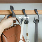 Plastic Handbag Hanger Hook – Closet Rod Storage Organizer Closet Hanger Hook Richie's
