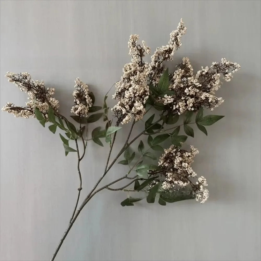 Artificial Nandina Berry Branch | 110cm Faux Floral Stem Artificial Floral Branch Richie's Orange