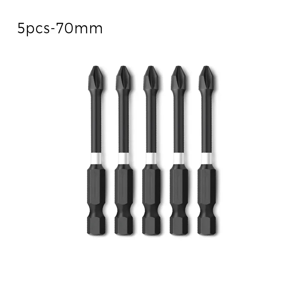 PH2 Magnetic Screwdriver Bits S2 Steel Impact Driver Set 5-9Pcs Screwdriver Bit Set Richie's 5x70mm