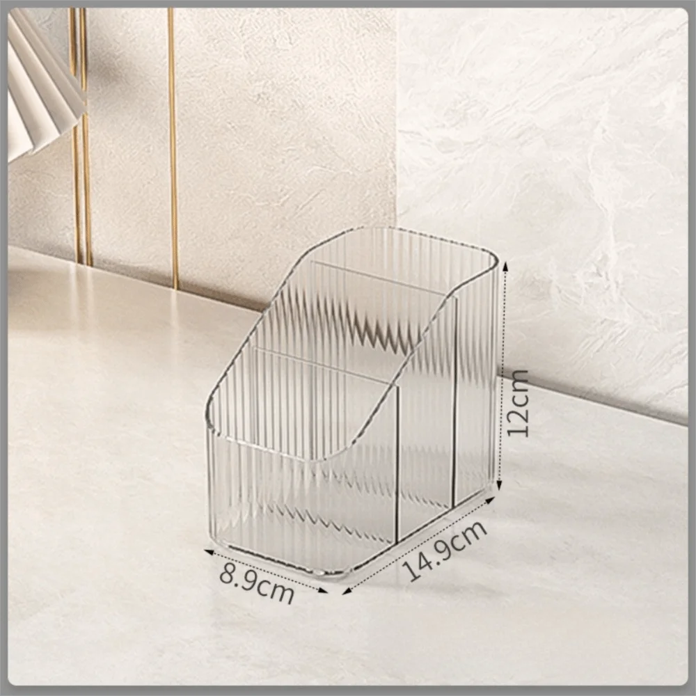 Transparent Acrylic Makeup Organizer – 3/4 Grid Storage Box Makeup Storage Organizer Richie's Transparent-3 Grids