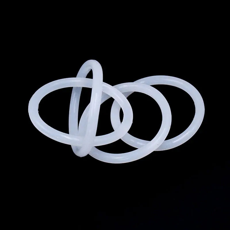 5-Pack White VMQ Silicone O-Rings CS5.7mm OD30–50mm Gasket Silicone O-Ring Gasket Richie's