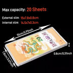 Clear Plastic Banknote Protective Case | Currency Collector Holder Banknote Collector Case Richie's