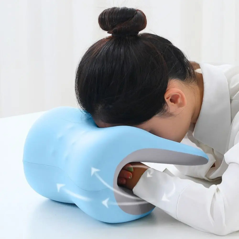 Memory Foam Nap Pillow – Ergonomic Neck Support Desk & Travel Memory Foam Pillow Richie's