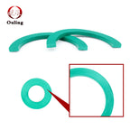 FKM Fluorine Rubber Flat Gasket Green Washer Ring M2–M42mm Rubber Gasket Washer Richie's