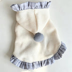Hooded Ruffle Dog Dress – Sleeveless Small Pet Outfit Pet Dog Dress Richie's
