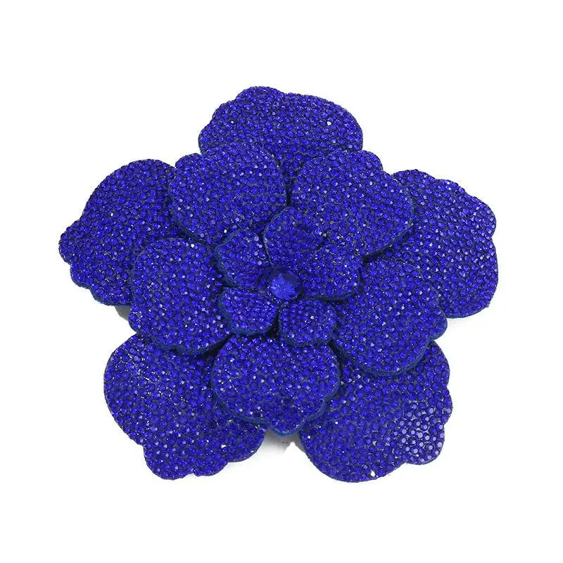 3D Camellia Rhinestone Flower Patch – DIY Sewing Embellishment Rhinestone Flower Patch Richie's A11
