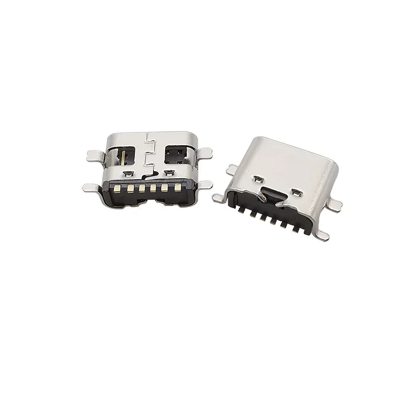 USB Type-C 6-Pin Female SMD Socket Connector 10/20 Pack USB Connector Socket Richie's