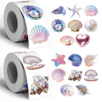 500/1000pcs Pearl Shell Doodle Roll Stickers – Sealing Labels Decorative Stickers Richie's