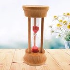 3-Minute Wooden Hourglass Sand Timer – Home & Office Decor Decorative Sand Timer Richie's